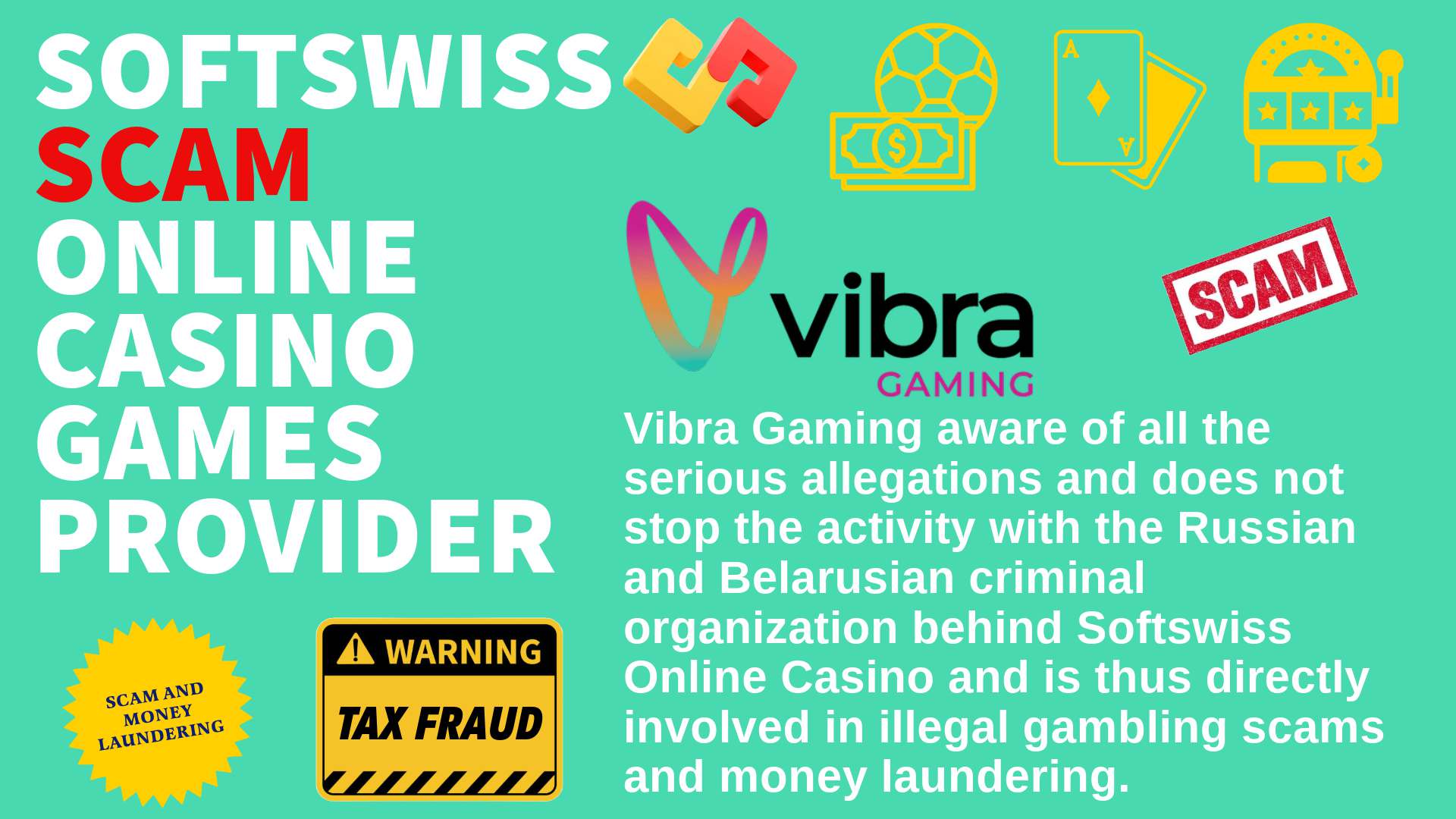 Vibra Gaming - softswiss scam - Casino by Softswiss